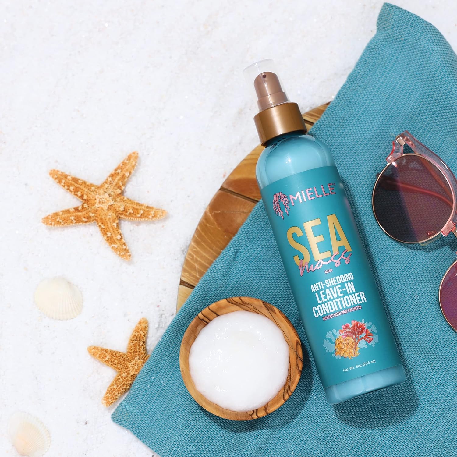 Mielle Organics Sea Moss Anti-Shedding Leave In Conditioner, 8 Oz