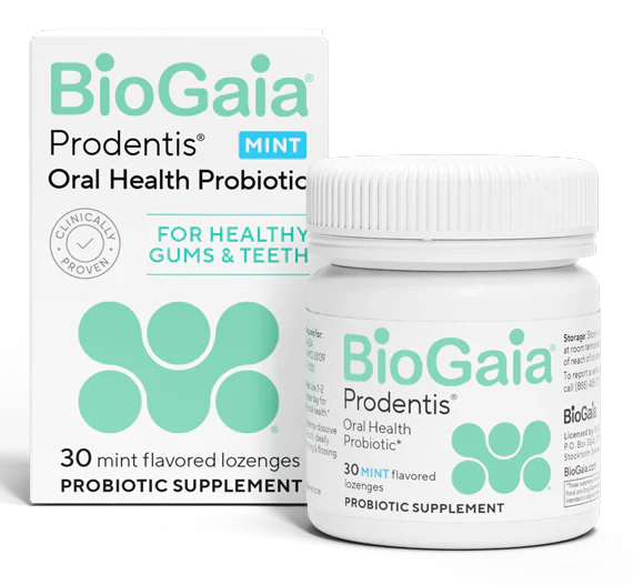 BioGaia Prodentis Mint Flavored, 30 Dental Probiotic Lozenges