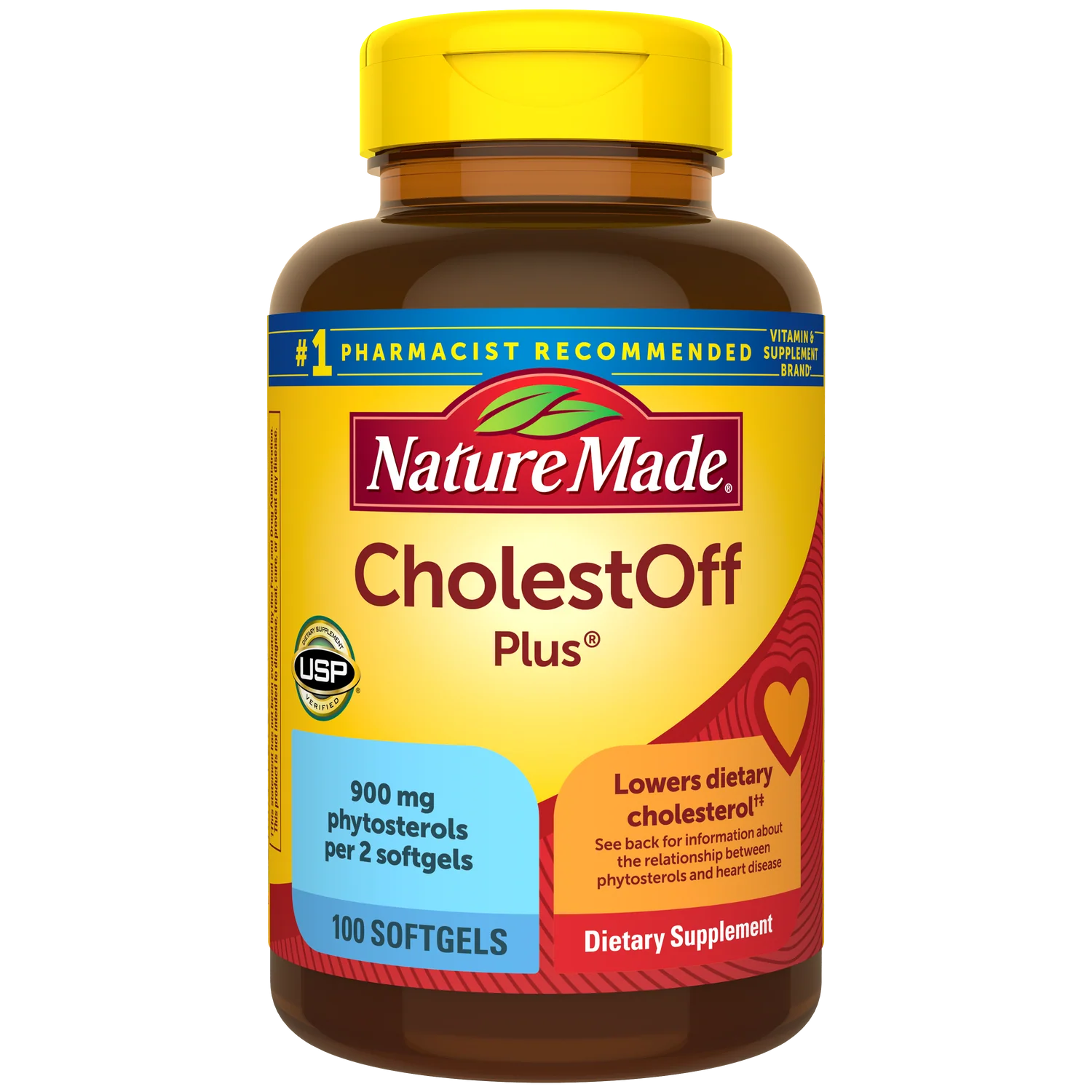 Nature Made CholestOff Plus,  100 Softgels.