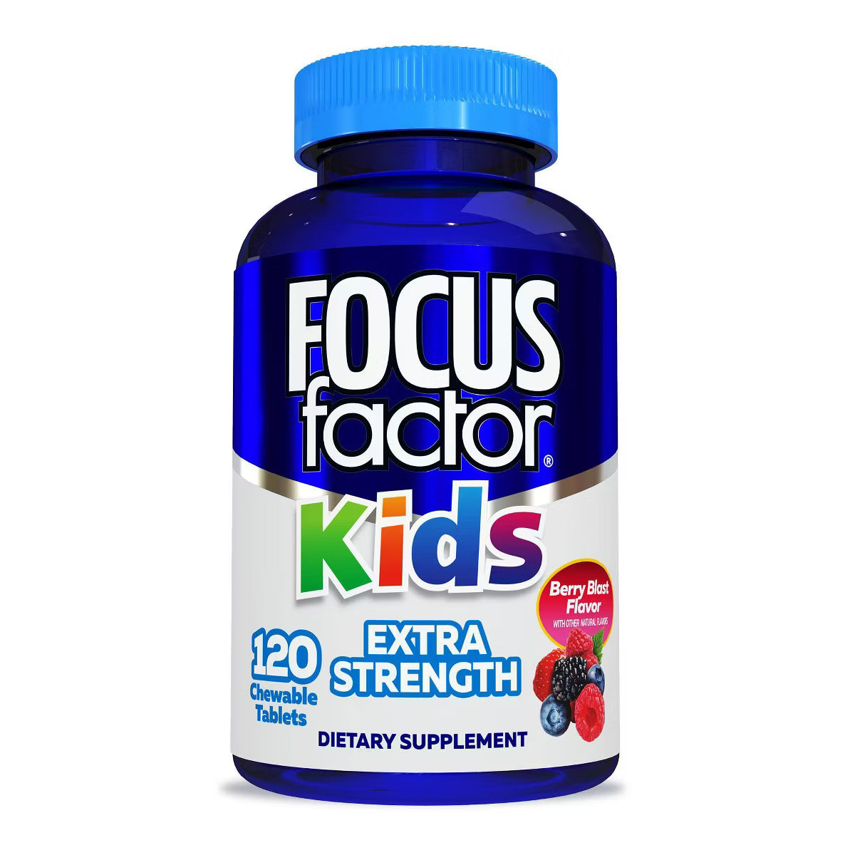 Focus Factor Kids Extra Strength Brain Tablets 120ct