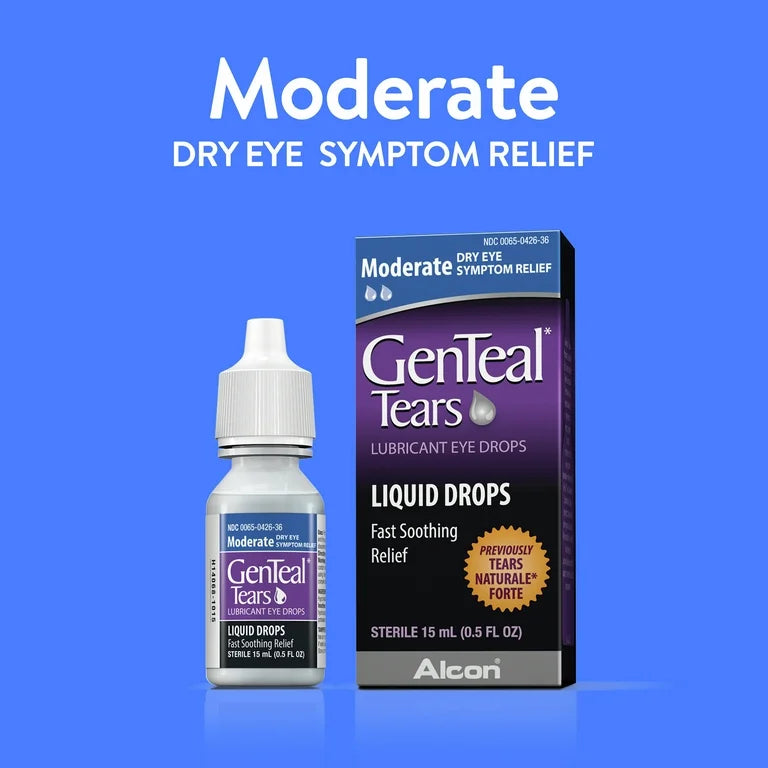 Genteal Tears Moderate Eye Drops, 0.507 Fluid Ounce