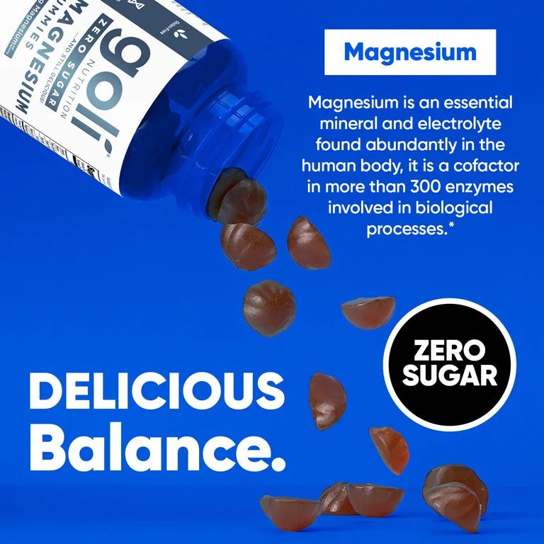 Goli Zero Sugar Magnesium, 60 Gummies