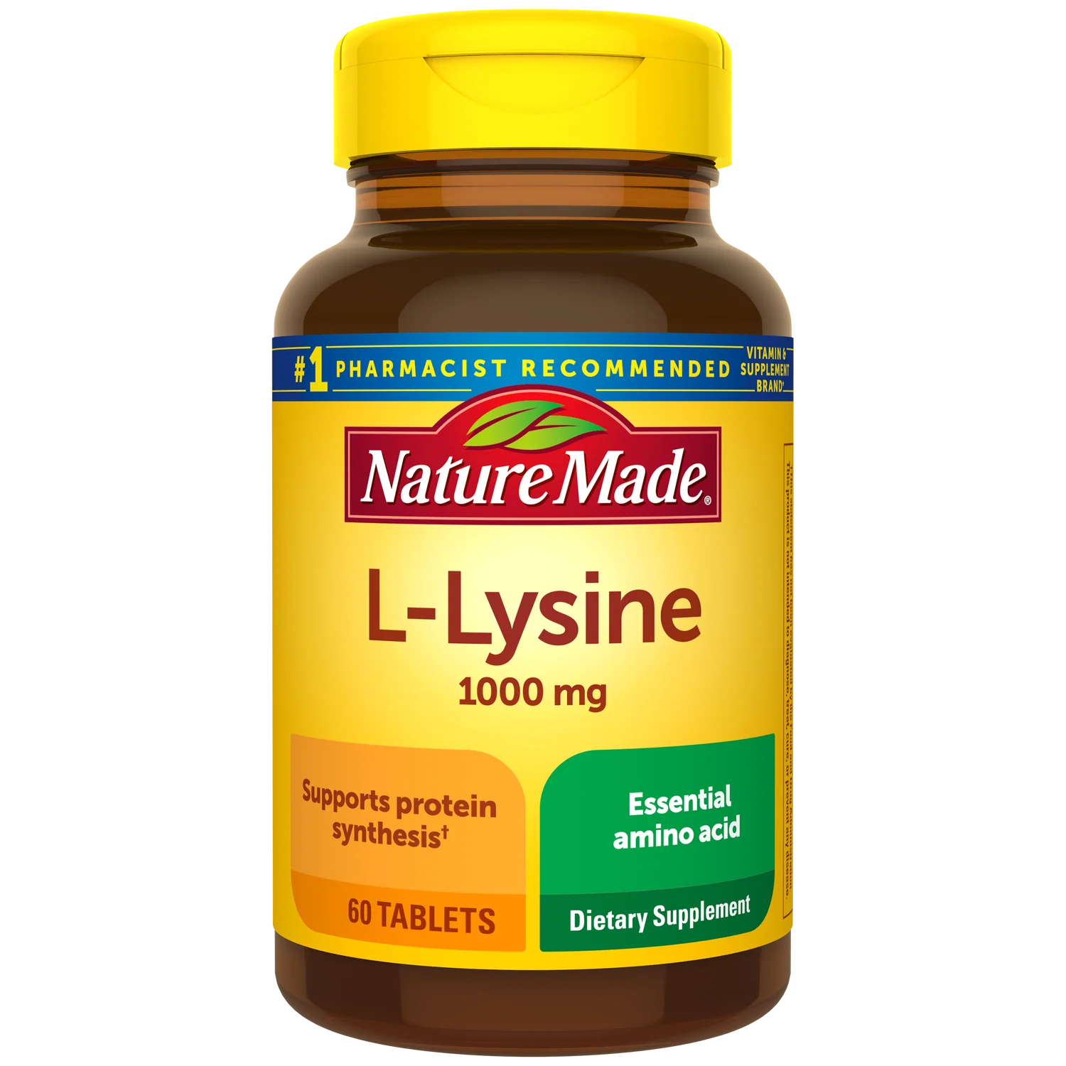 Nature Made L-Lysine 1000 mg, 60 Tablets