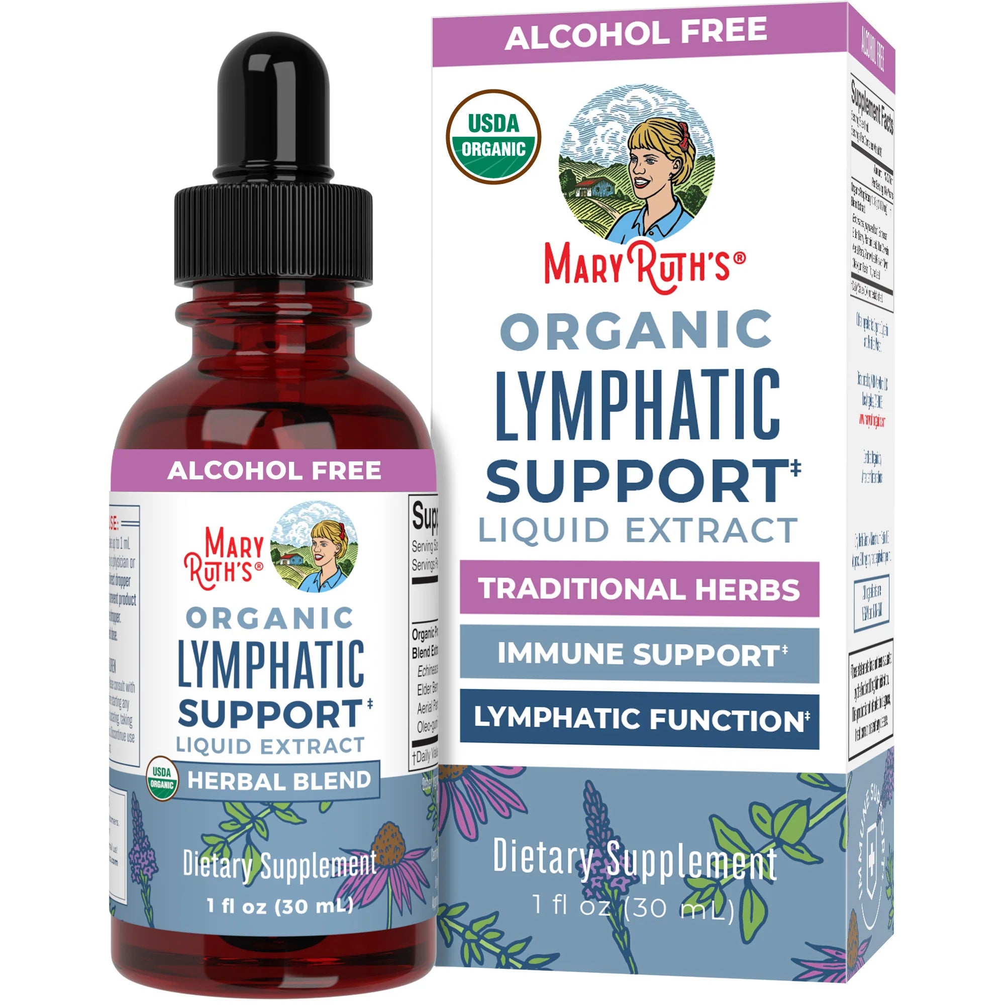 MaryRuth's  Organics Lymphatic Support Drops, 30 Servings