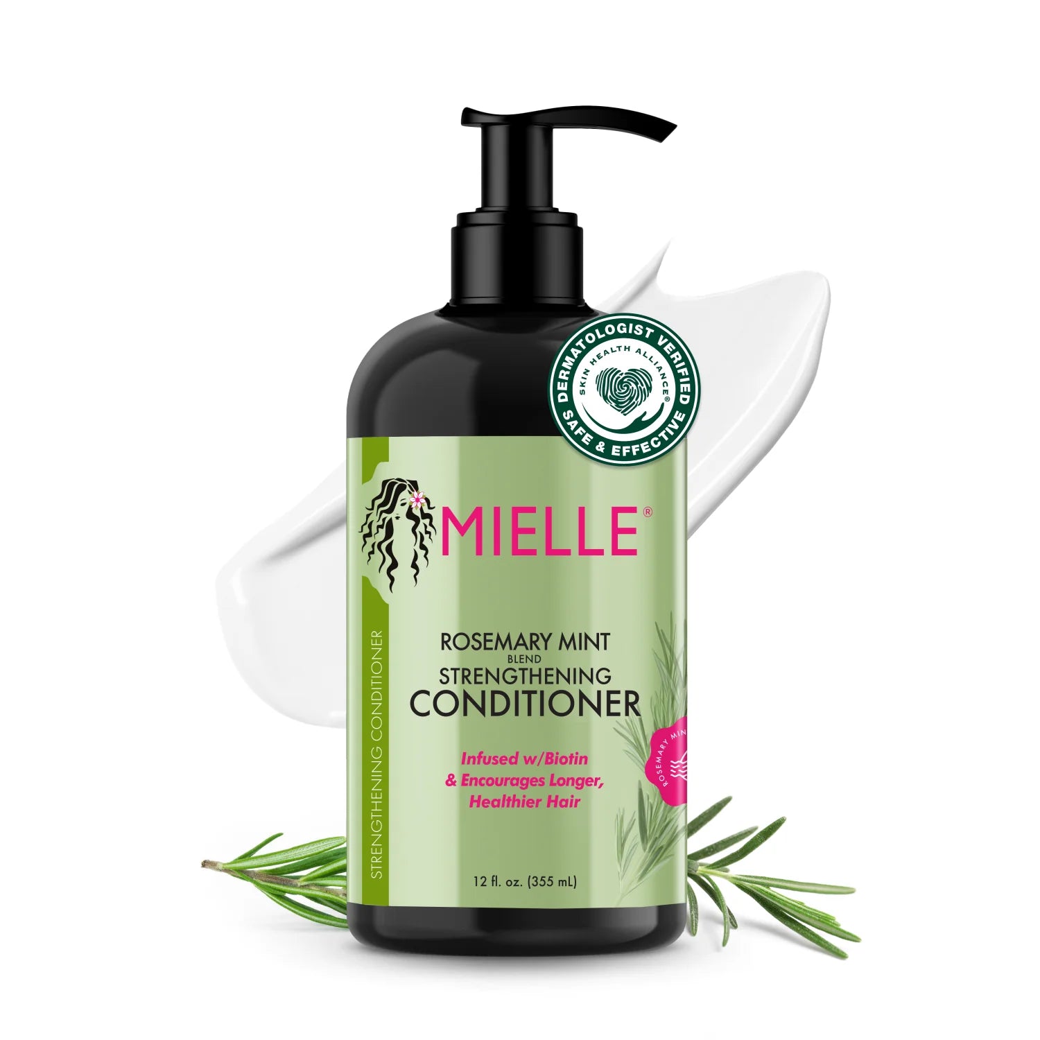 Mielle Organics Rosemary Mint Strengthening Conditioner, 12.0 oz