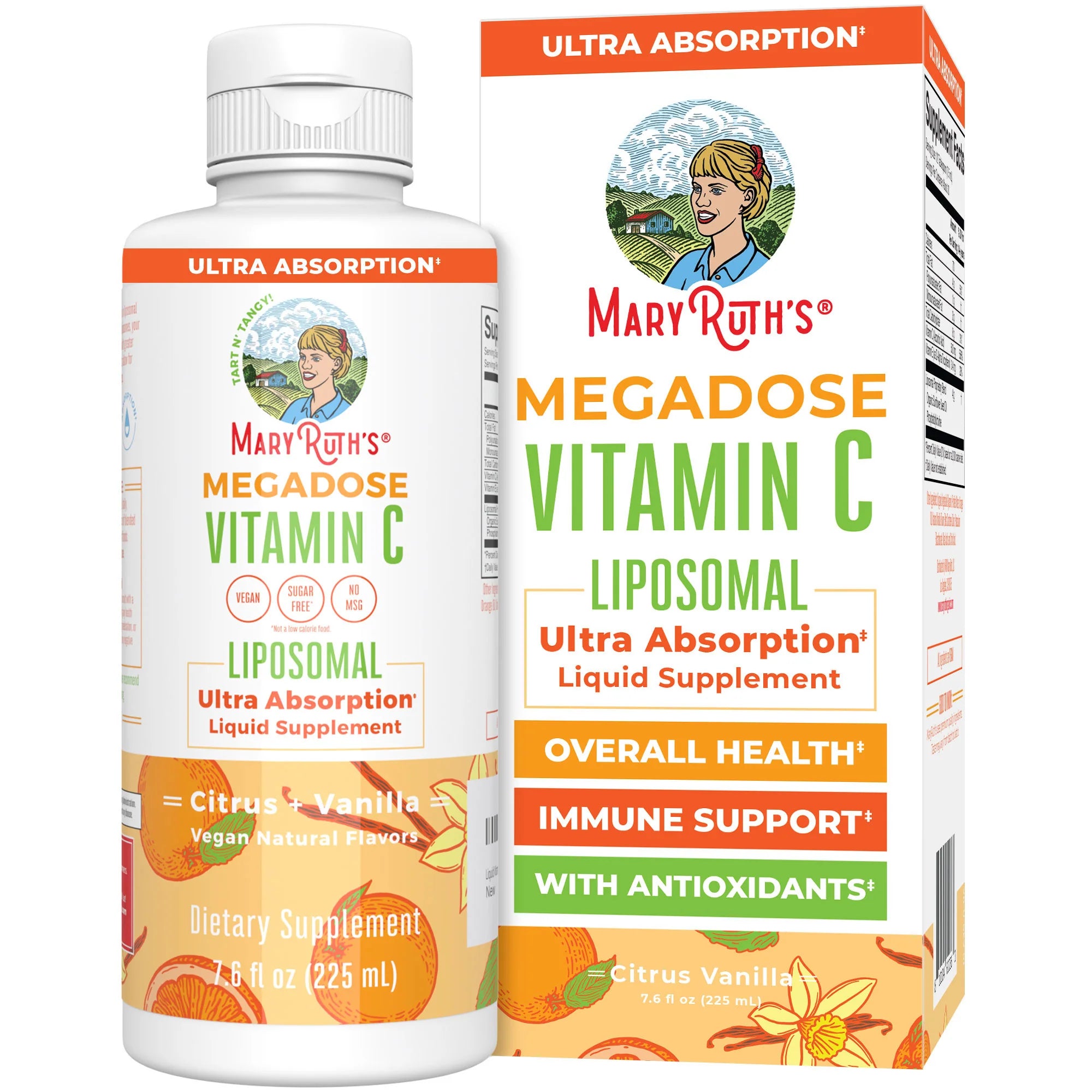 MaryRuth Organics Megadose Vitamin C Liposomal, 7oz