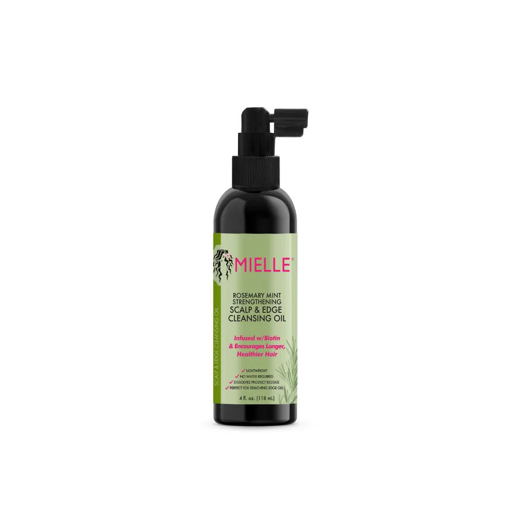 Mielle Organics Rosemary & Mint Scalp & Edge Cleansing Hair Oil, 4 Oz