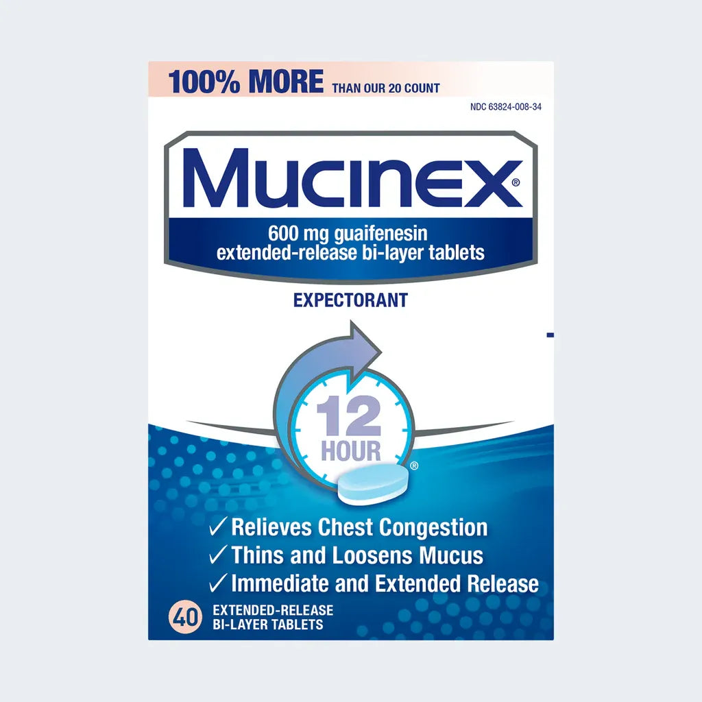 Mucinex 12 Hour Chest Congestion , 40 Count