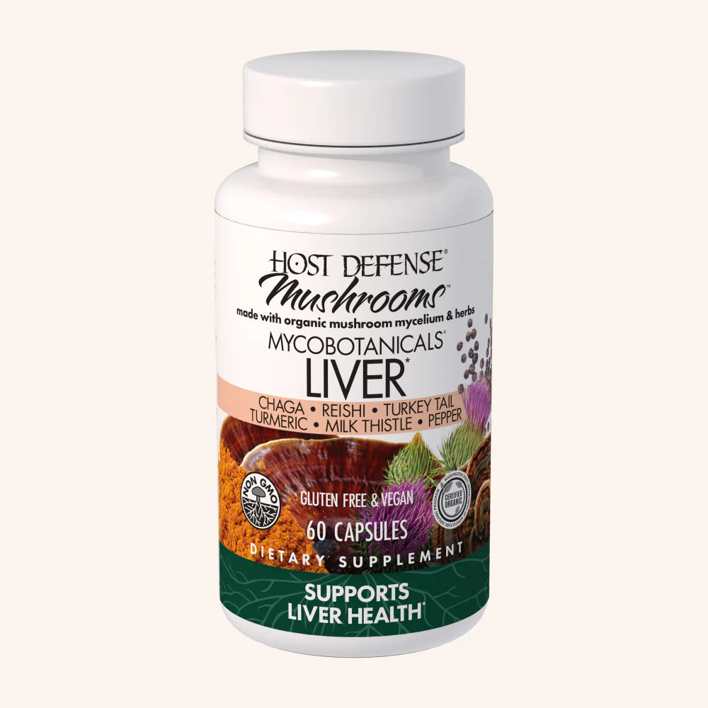 Host Defense MycoBotanicals Liver, 60 Capsules