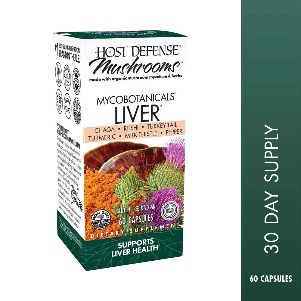 Host Defense MycoBotanicals Liver, 60 Capsules