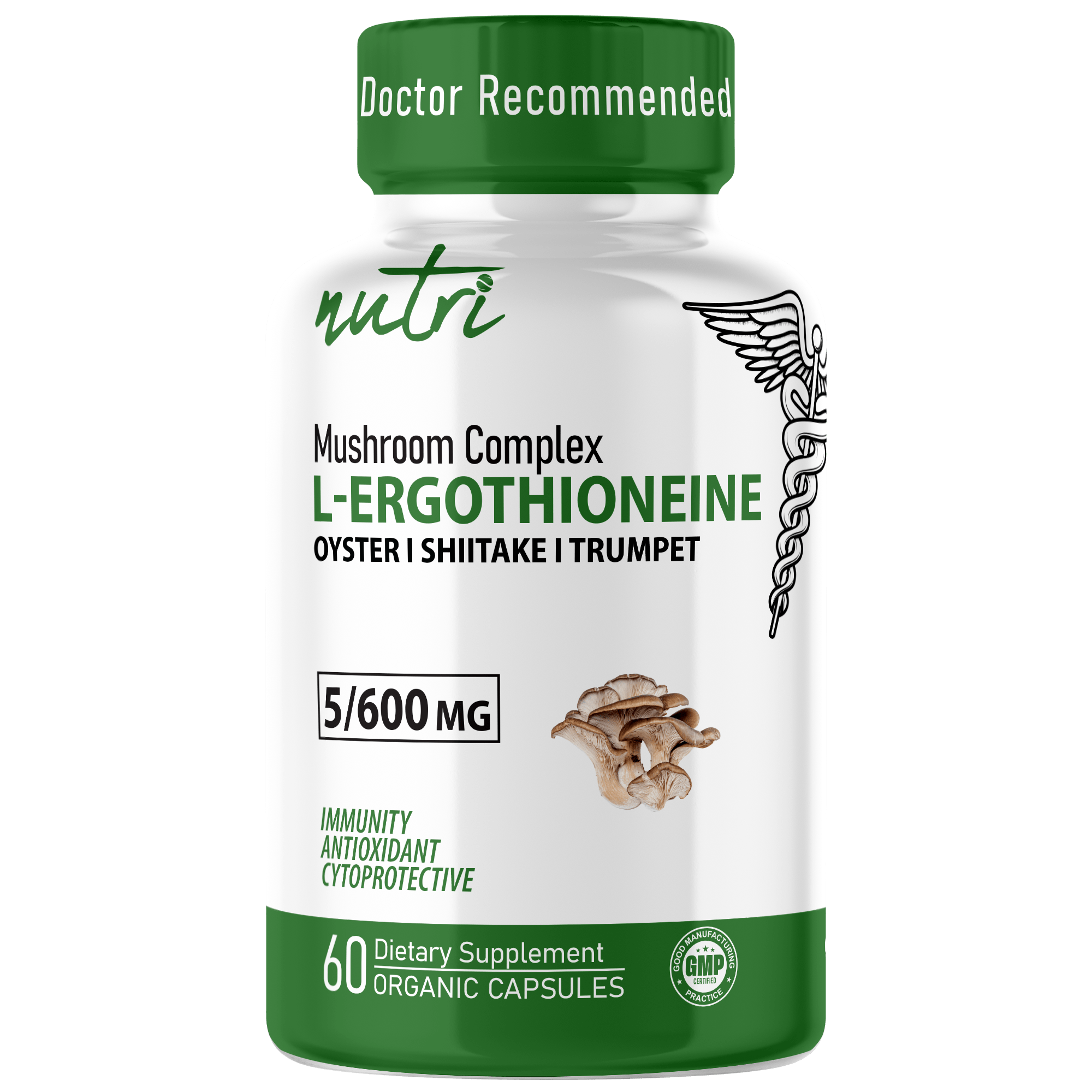 Nature's Fusions Nutri L - Ergothioneine, 60 Capsules