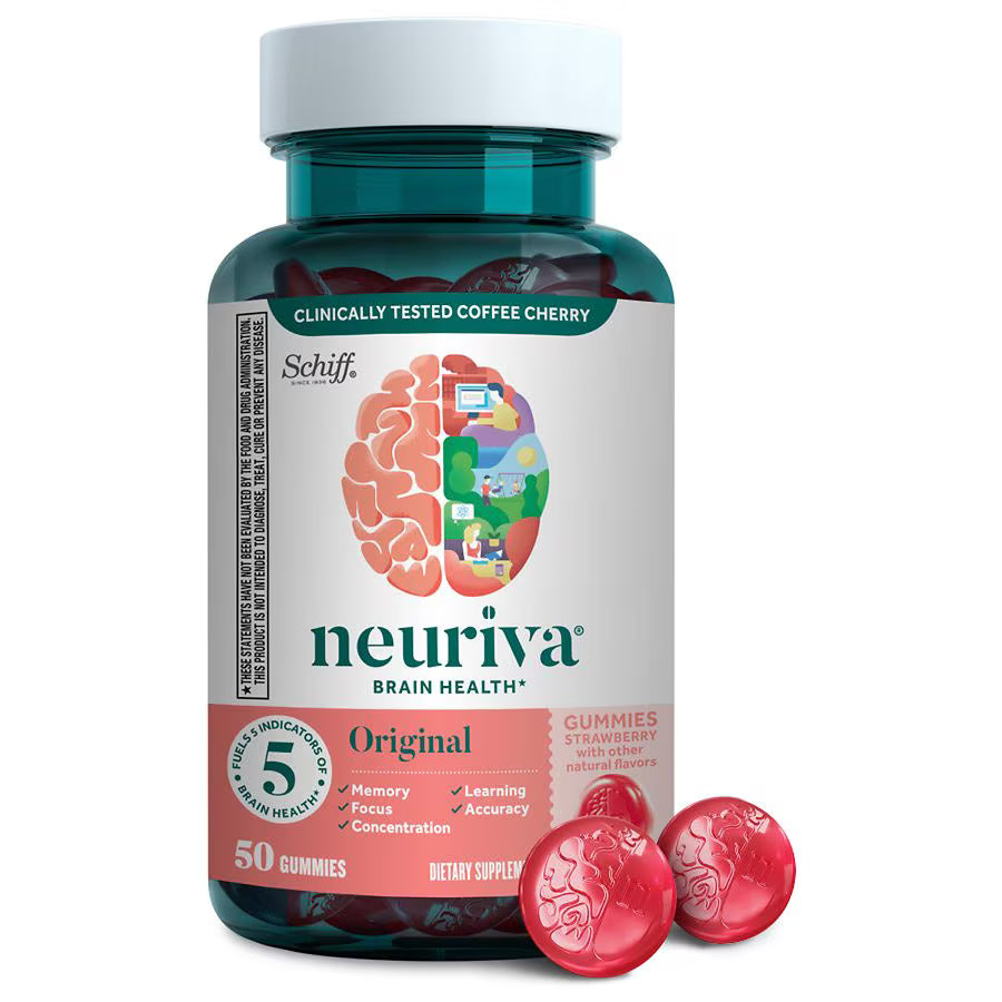Neuriva Brain Health Strawberry Original Gummies 50 ct