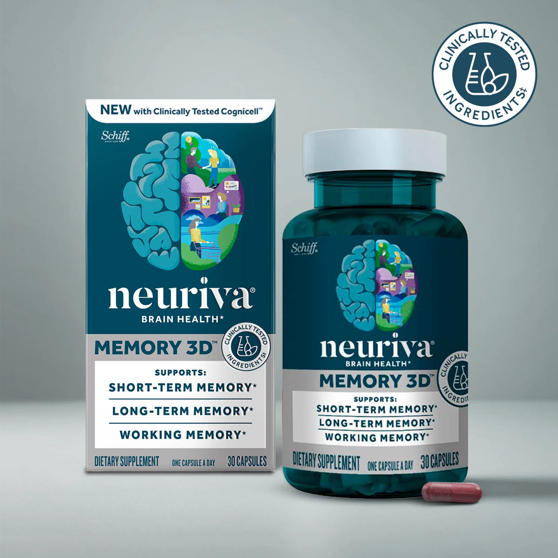 Neuriva Brain Memory 3D Capsules,