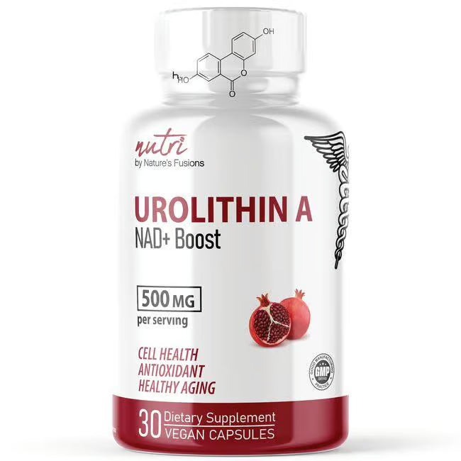 Nutri Urolithin A NAD+ Boost 500 mg, 30 Capsules
