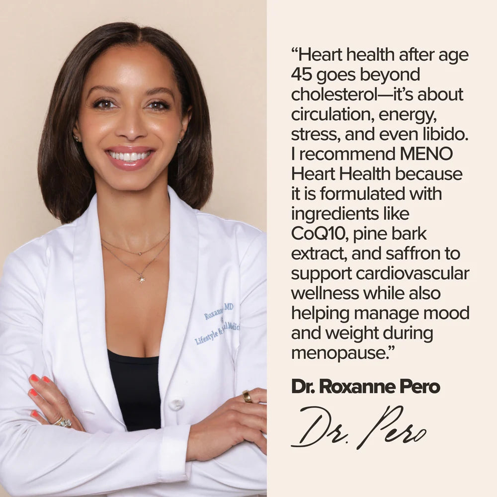 O Positiv MENO Heart + Blood Pressure Support, 30 Capsules