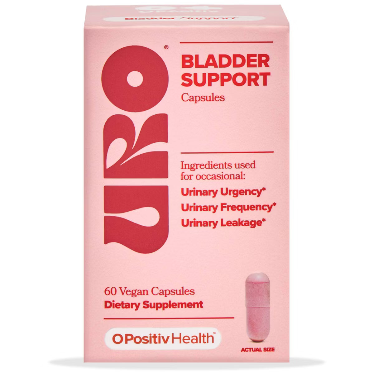 O Positiv URO Bladder Control, 60 Capsules