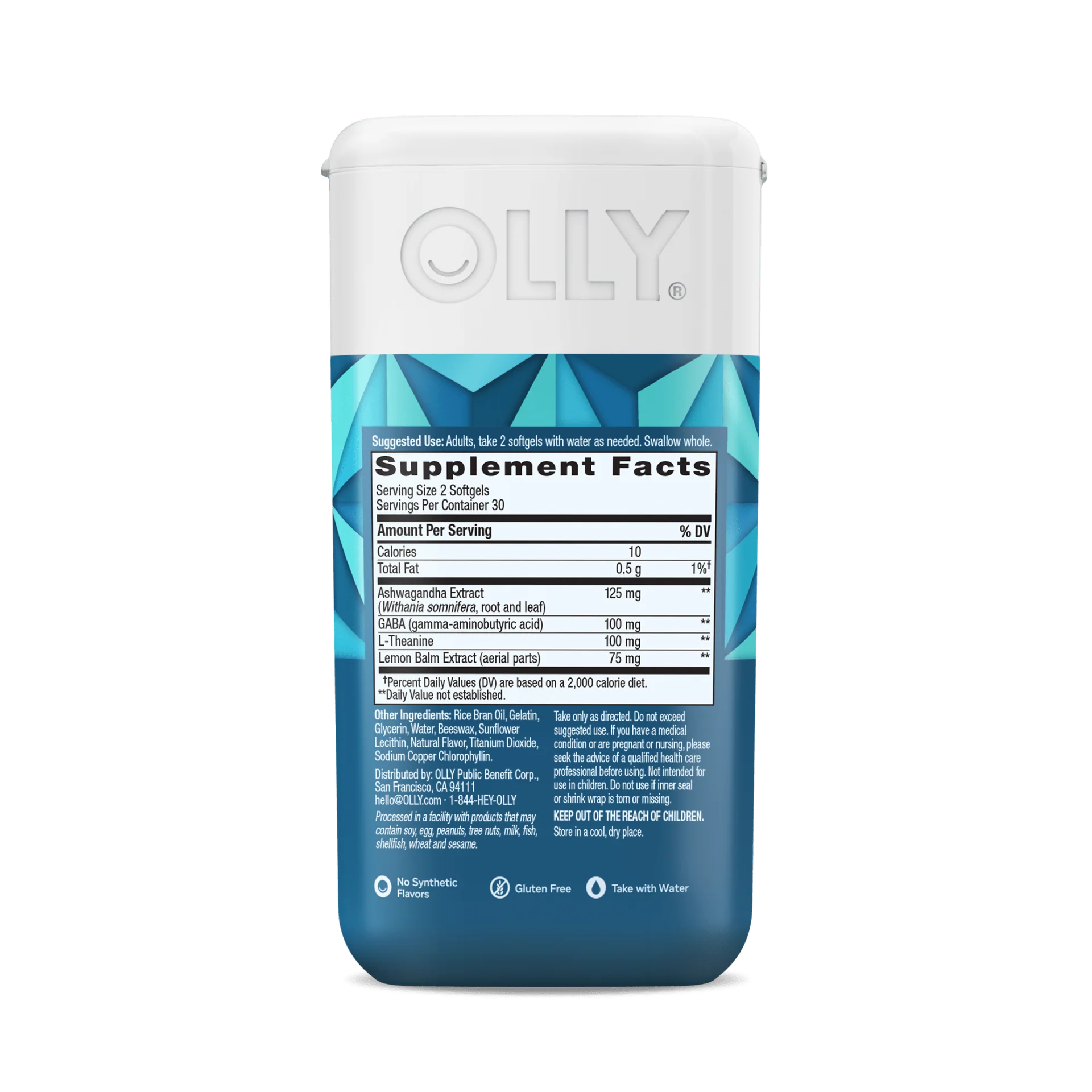 OLLY Ultra Strength Goodbye Stress, 60 Softgels