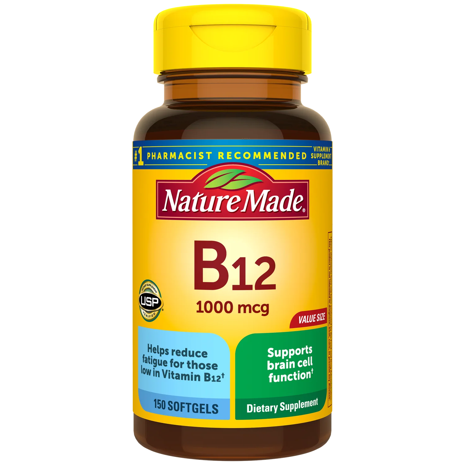 Nature Made Vitamin B12 1000 mcg, 150 Softgels